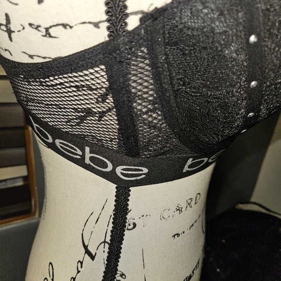 Bebe Womans Black Bra Size 36D - Picture 5 of 12